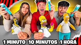 1 MINUTO, 10 MINUTOS OU 1 HORA COM A CANETA 3D! - Desafio (PARTE 3)