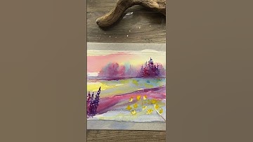 Having a little color therapy!  #painting #watercolorart #dreamscape
