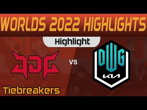 JDG vs DK Highlights Tiebreakers Group Stage Worlds 2022 JD Gaming vs DWG KIA by Onivia