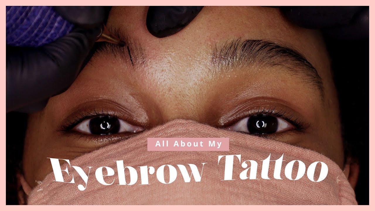 Eyebrow Tattoo Experience | Sara Justice Hyper-Realism Brows Before & After