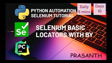 Day 10 Python Selenium Locators ID,Class,Name,TagnameLinkText #python #selenium #softwaretesting
