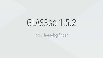 GLASSgo within Galaxy - sRNA Homolog Finder | Installation & Setup