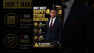 Why Most Shopify Stores Don’t Make Sales 🚫#shopify #dropshipping #ecommerce #shopifytips
