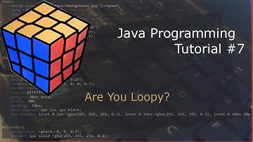 Java Programming Tutorial 7 - Loops