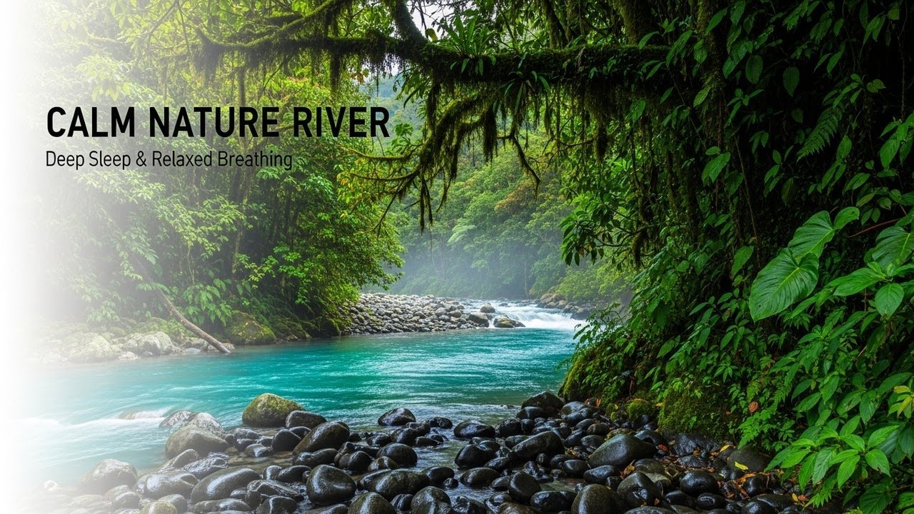 Serene Forest Ambience with Soothing Stream Flow for Sleep Study Meditation and Inner Peace