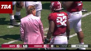 Best Nick Saban A-Day Game hot mic moments