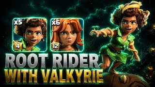 TH18 Root Rider + Valkyrie Attack 💥 Insane Triple Guide