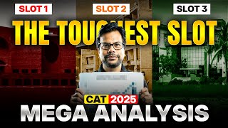CAT 2025 Mega Analysis: Slot 1 vs Slot 2 vs Slot 3 | The Toughest Slot and Section | Amiya Sir