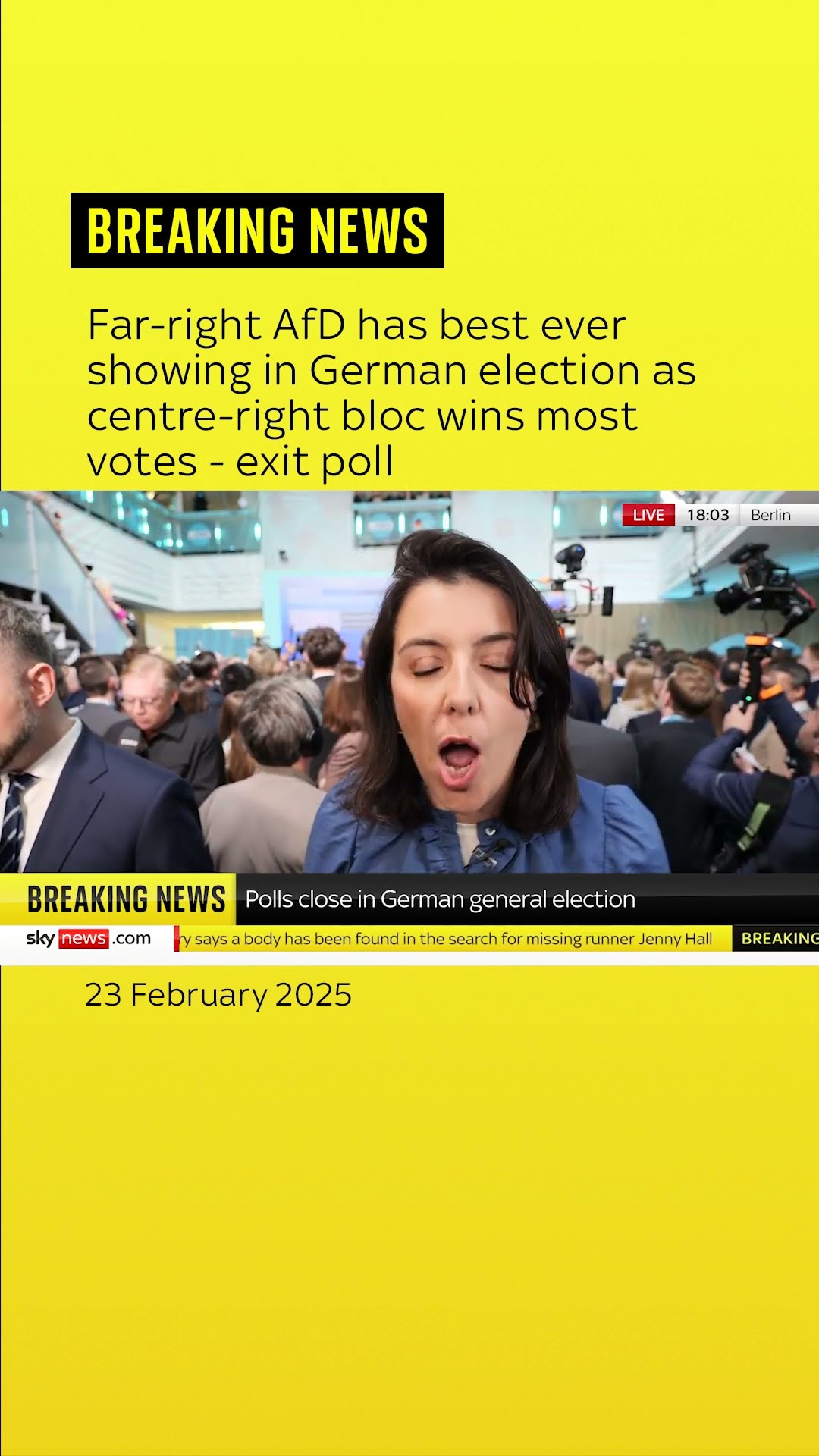 Exit poll published as voting closes in German federal election