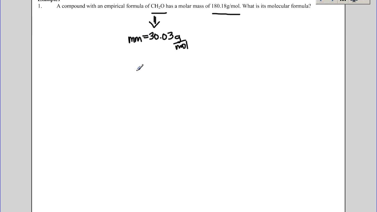 Molecular Formula - YouTube