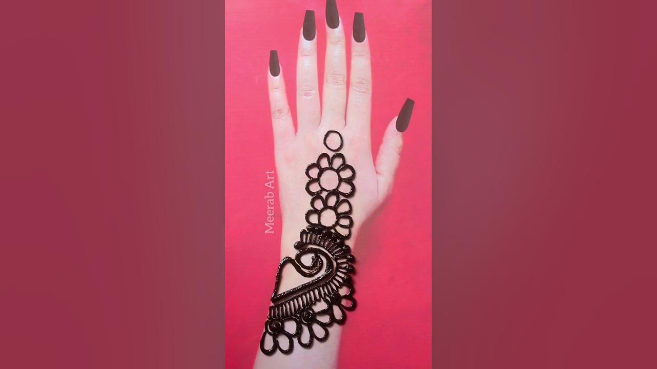 mehndi design trick #shorts - YouTube