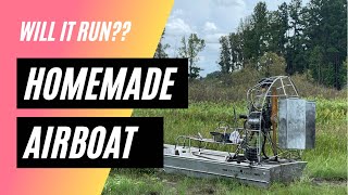 HOME MADE AIRBOAT | STUCK AIRBOAT RECOVERY