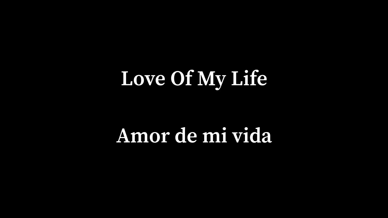 Love of my life • Queen  Letra en español / inglés 