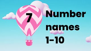 Numbers Names | 1 - 10 | Learn the Number Spellings