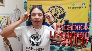 Livestream. April 17, 2021. Facebook. Эфир фейсбук от 17 апреля.