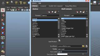 Adding 'old' Split Polygon Tool to your Shelf (Maya 2013)
