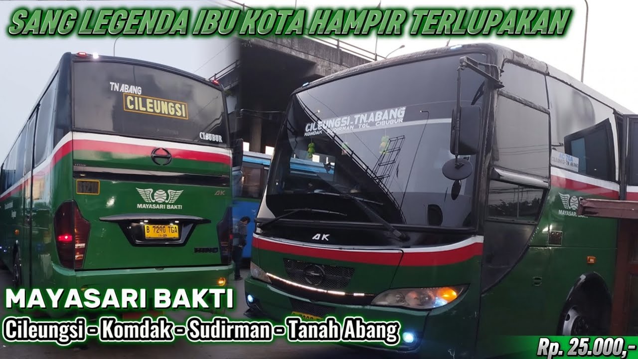 Akhirnya Kembali Beroperasi⁉️Trip Report Mayasari Bakti AC 70 A, Cileungsi - Tanah Abang