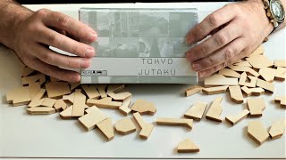 ASMR Block Building - (Tokyo Jutaku game pieces)
