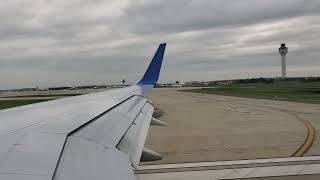 United Airlines B757-300 Takeoff from Washington Dulles