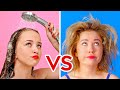 SHORT HAIR VS LONG HAIR PROBLEMS || Funny Awkward Situations by 123 GO!
