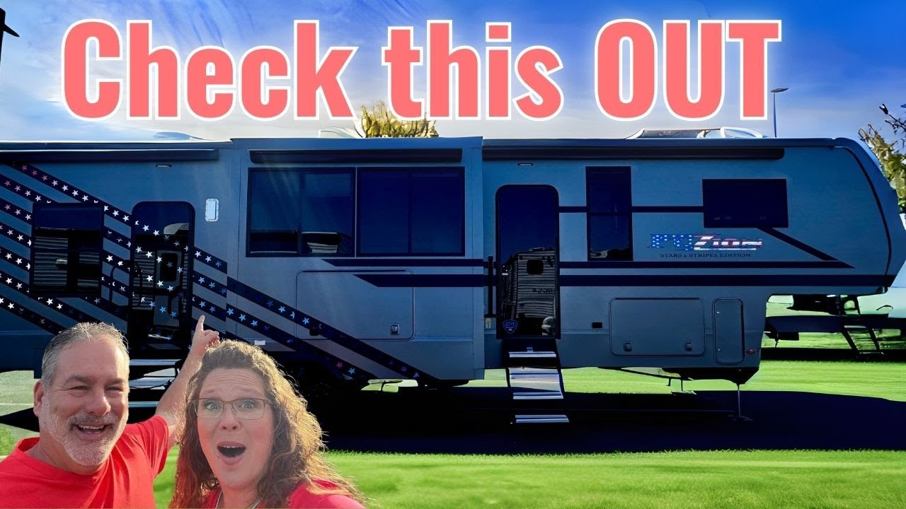 Is this Keystone Fuzion 373 the MOST Patriotic RV of 2025? - YouTube