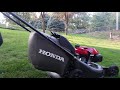 Honda HRN 216 cut quality and mulch quality