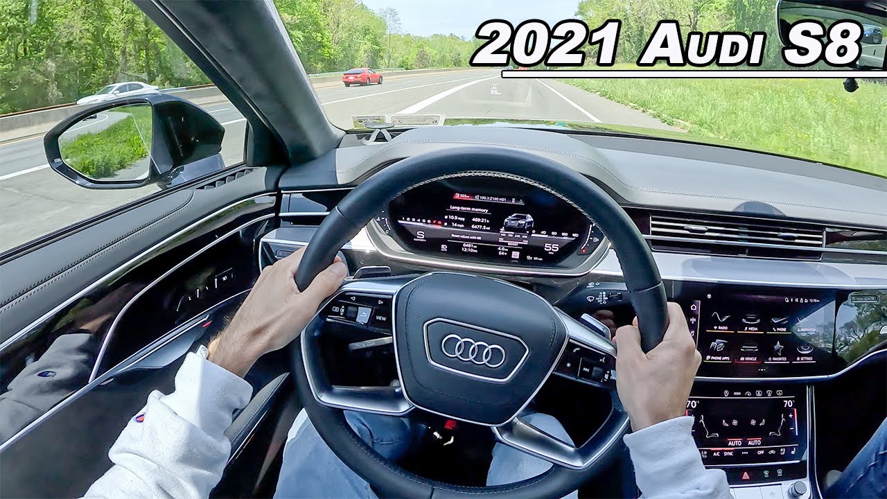 2021 Audi S8 - Driving Batman's Limo by Ai Design (POV Binaural Audio)