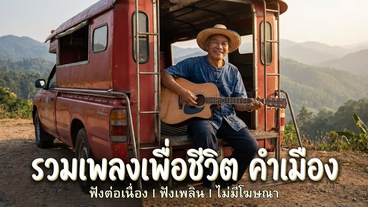 รวมเพลงเพื่อชีวิต-คำเมืองเพราะๆ【LONGPLAY】ใหม่ล่าสุด ฟังเพลินยาวๆไม่มีโฆษณาคั่นบ่อย