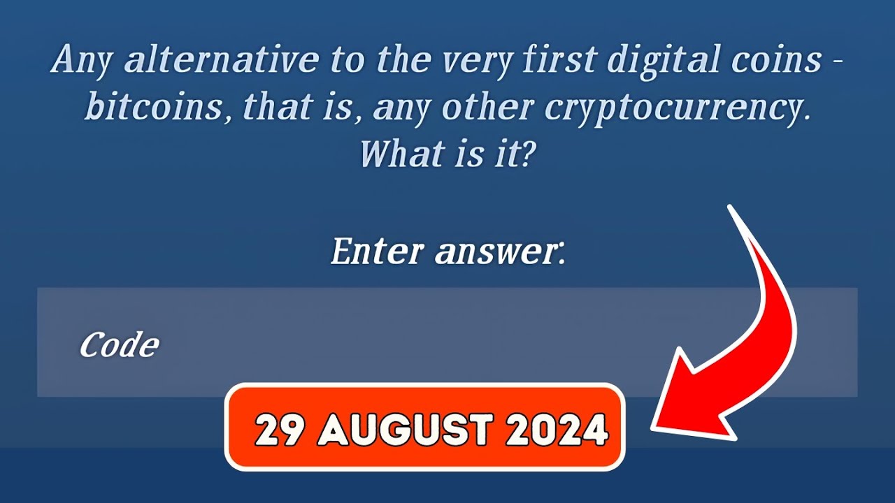 Any Alternative To The Very First Digital Coins - Bitcoins, That Is Any  Other Cryptocurrency.