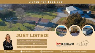 🏡 NEW LISTING! 📍1305 N K Rd, Phillips, NE 68865