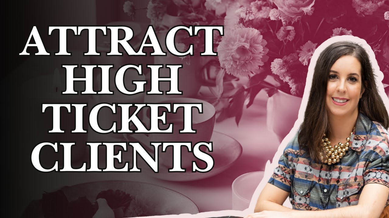 HIGH TICKET SALES | How to Attract High Ticket Coaching Clients - YouTube