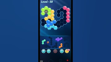 BLOCK HEXA PUZZLE LEVEL 58 ANSWERS REGULAR B LEVEL PACK