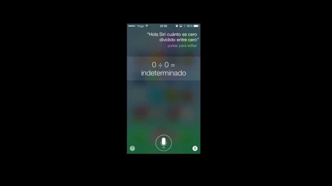 Siri cero dividido por 0 ## 0 entre 0 siri ## Siri troleando - YouTube