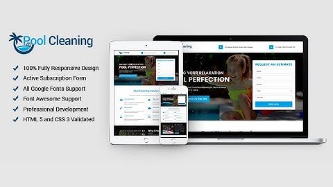 Swimming Pool Website Templates - Design Your Own Website | Olanding.com