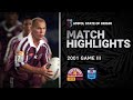 Qld maroons v nsw blues match highlights  game iii 2001  state of origin  nrl