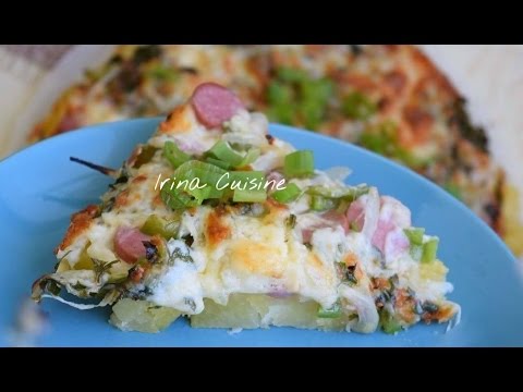 ვიდეო: კარტოფილის პიცა Frying პანში