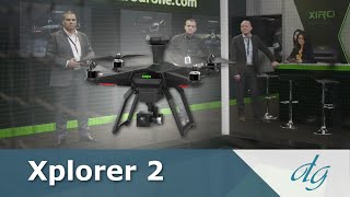 XIRO Xplorer 2(Xiro Xplorer 2 features a brand new 4K camera with 3-axis stabilized gimbal, dual-satellite positioning, indoor visual positioning and an intelligent 360° ..., 2016-04-03T13:44:28.000Z)