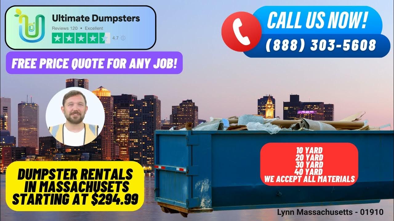 Lynn Massachusetts Same Day Dumpster Rentals Starting 294.99 YouTube