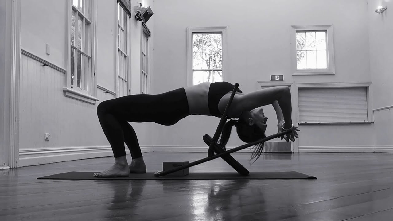 SUZI CARSON yoga video series Backbends on a yoga chair YouTube