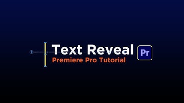 Text Reveal Animation/Premiere pro