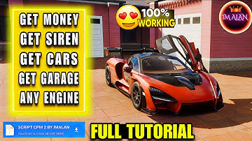 SCRIPT CAR PARKING MULTIPLAYER 2 ALL IN ONE MENU UNLIMITED MONEY NEW UPDATE V1.2.0.8 & سكربت CPM 2