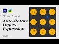 Auto Rotate Layers Expression — After Effects