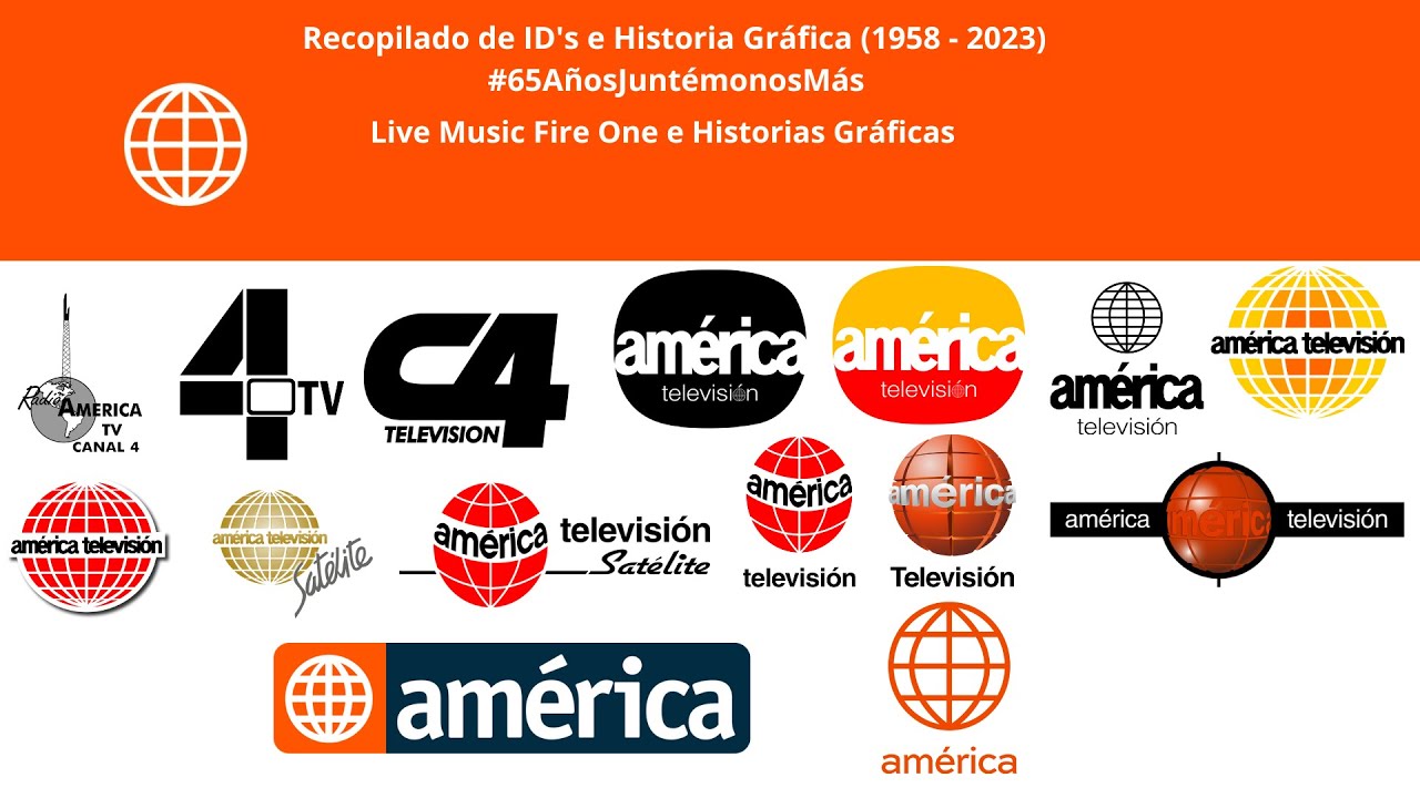 América Televisión - Recopilado de ID's e Historia Gráfica (1958 - 2023) #65AñosJuntémonosMás