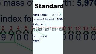Standard Index Form Made Easy Part 1 with Dr O #education #mathstricks #mathshortst #trendingshorts