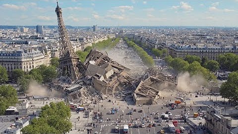 Paris Under Ruins – Earthquake Destroys Eiffel Tower and More