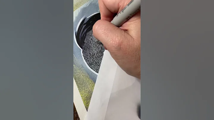 Inking my watercolor