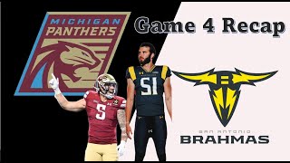 UFL Week 4 Brahmas vs Panthers recap.