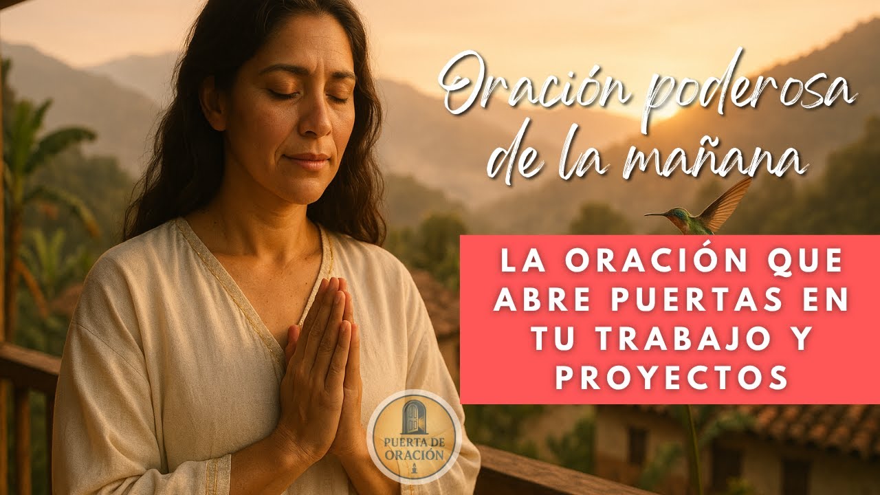La Oración Que Abre Puertas en Tu Trabajo y Proyectos. - YouTube