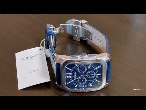 Обзор- Часы SOKOLOV- Мужские серебряные часы- Модель Gran Turismo- Артикул- 144-30-00-000-03-03-3-