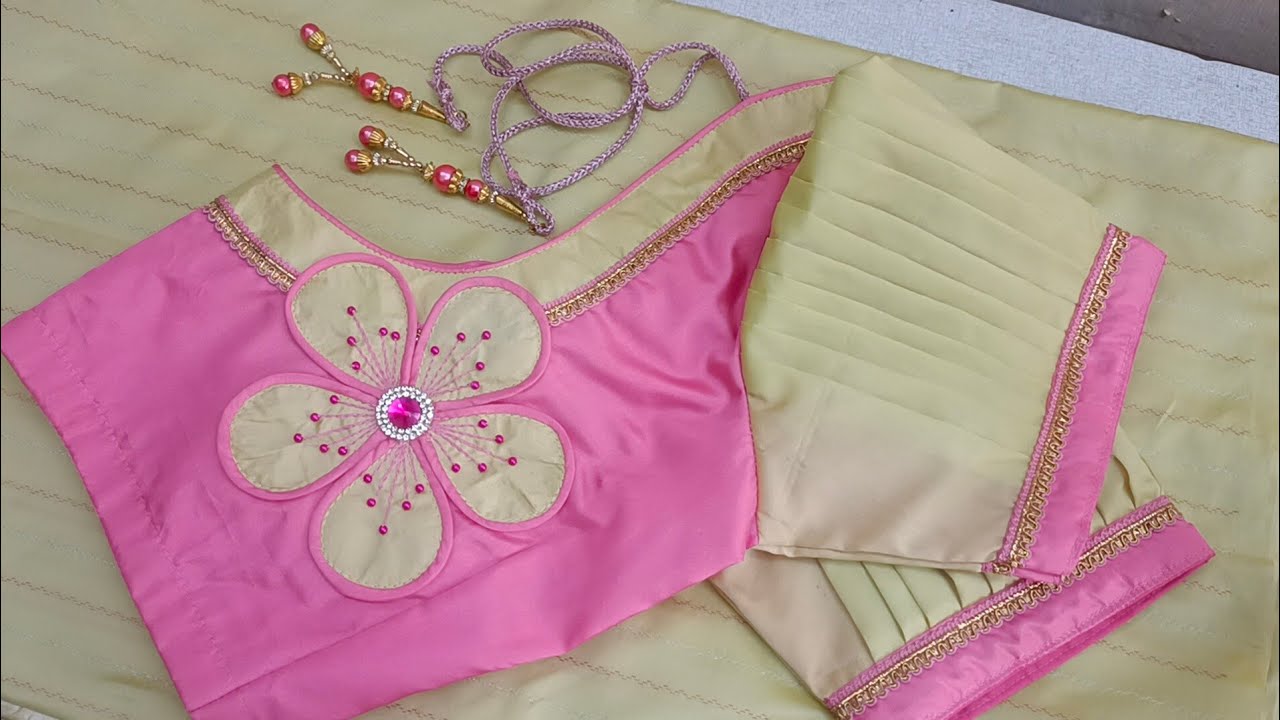 Flat Puff Trending flat puff sleeve design cutting and stitching for blouse - YouTube